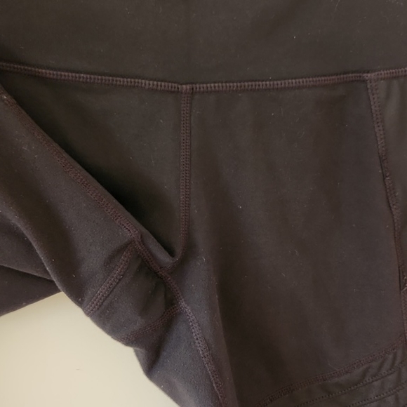 Athleta Chaturanga Black Moto Mesh High Rise Leggings Women’s Sz XS - Picture 5 of 11
